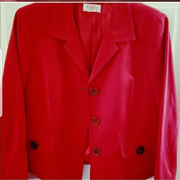 💄CHERRY LINEN 3 JACKET & PANTS💄 - Picture 4 of 5